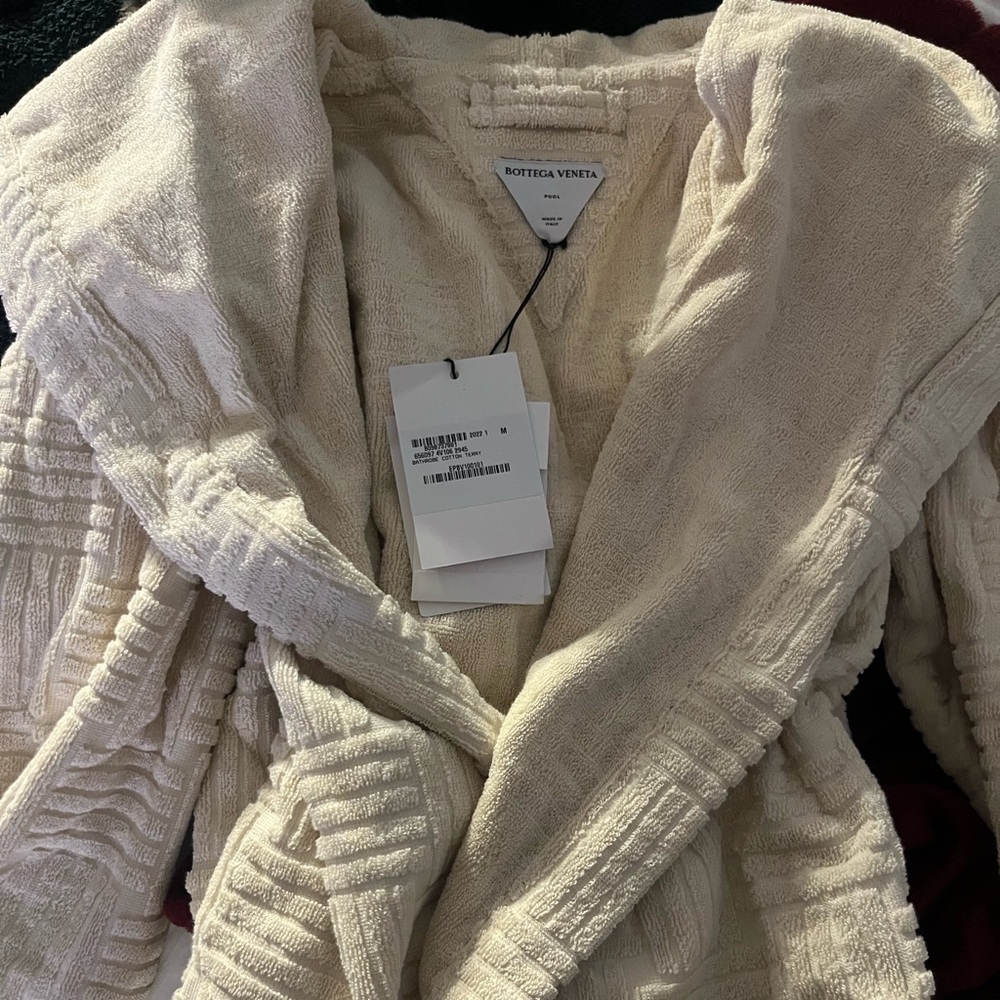 NWT Bottega Veneta Terry Robe